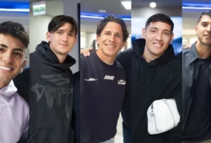 Los jugadores de la Selección comenzaron a llegar al país